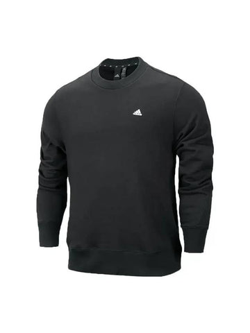 Future Icon Crew Neck Logo Sweatshirt Black - ADIDAS - BALAAN 1