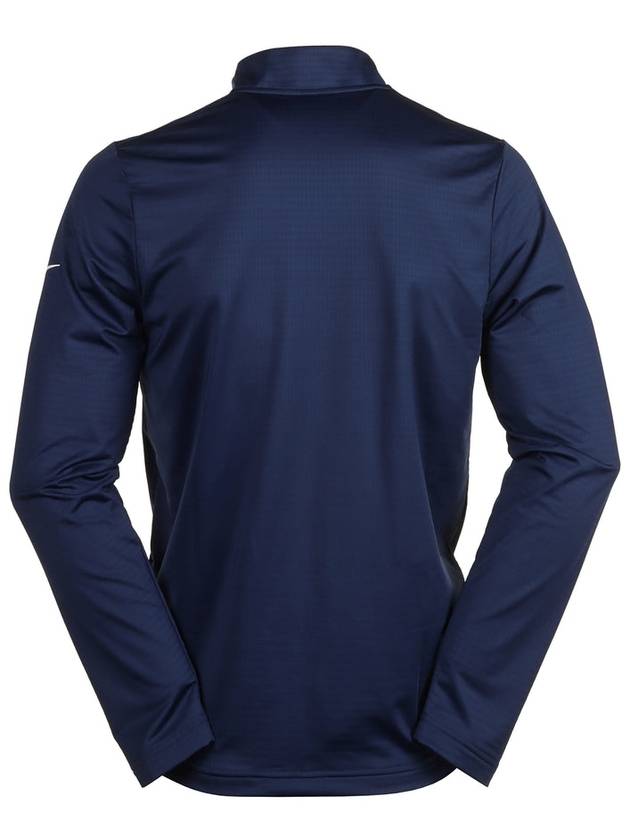 Golf Dri Fit Victory Half Zip Long Sleeve T-Shirt Navy - NIKE - BALAAN 3