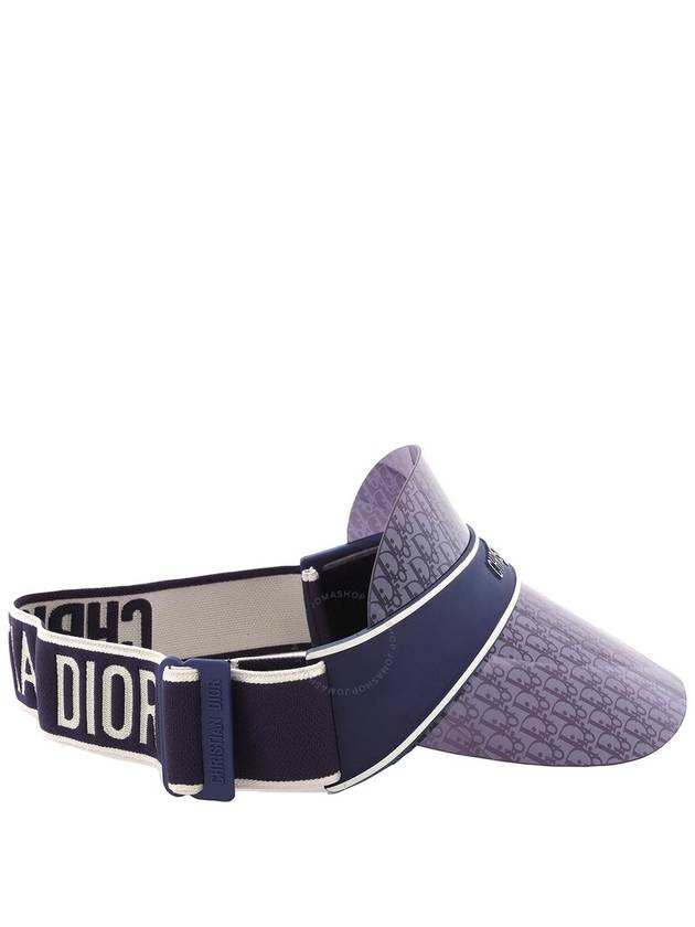 Dior DIORCLUB V1U Blue Logo Visor Ladies Sunglasses CD40041U V1U 00 - DIOR - BALAAN 3