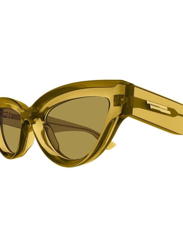 Sunglasses BV1249S 003 TRANSPARENT YELLOW - BOTTEGA VENETA - BALAAN 4