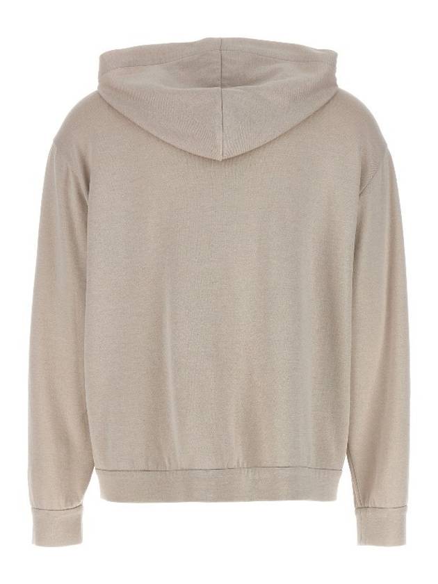 Women's Monilli French Terry Zip-Up Hoodie Grey - BRUNELLO CUCINELLI - BALAAN 3