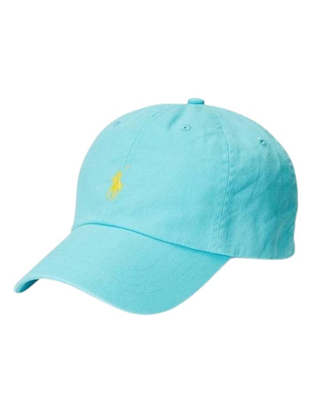 Embroidered Pony Logo Ball Cap Light Blue - POLO RALPH LAUREN - BALAAN 1