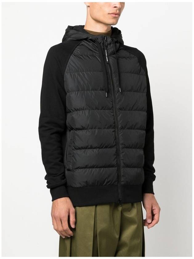 Hybridge Huron Down Zip-Up Hoodie Black - CANADA GOOSE - BALAAN 5