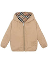 Check Zip-Up Hoodie Beige - BURBERRY - BALAAN 4