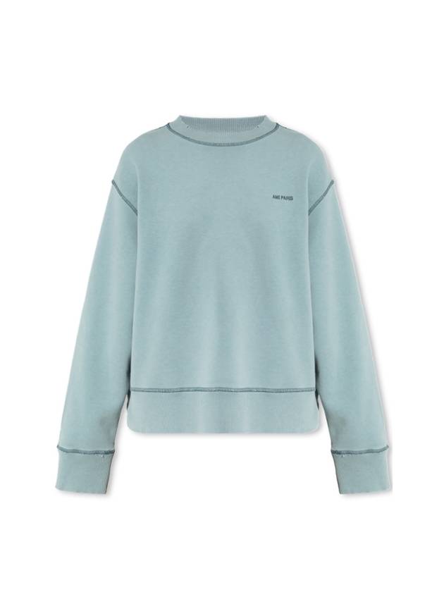 Fade Out Sweatshirt Blue - AMI - BALAAN 2