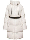 KEY Belted Hood Padding Ivory 2354960733 004 - MAX MARA - BALAAN 1