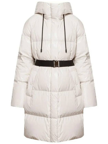 KEY Belted Hood Padding Ivory 2354960733 004 - MAX MARA - BALAAN 1