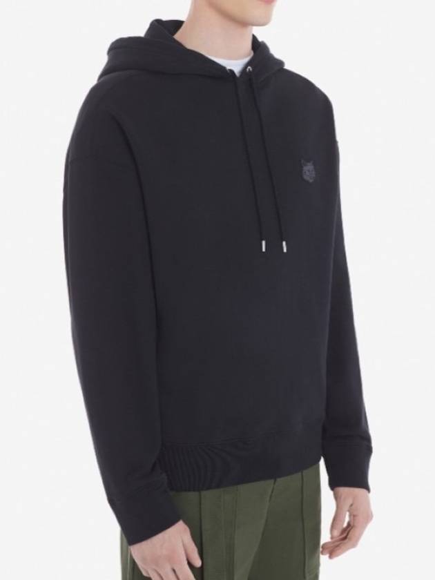 Bold Fox Head Patch Oversize Hoodie Black - MAISON KITSUNE - BALAAN 5