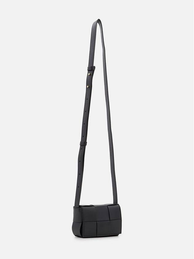 Intrecciato Cassette Small Cross Bag Black - BOTTEGA VENETA - BALAAN 5