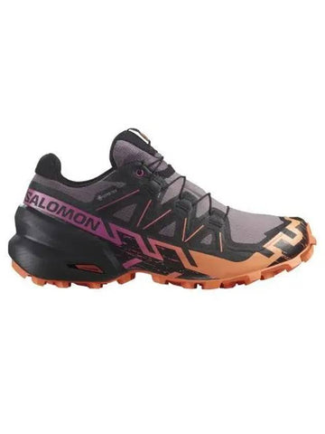 Speedcross 6 GTX W Low Top Sneakers Moonscape Black Bird - SALOMON - BALAAN 1