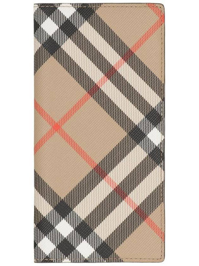 Check Bifold Card Wallet Sand - BURBERRY - BALAAN 2