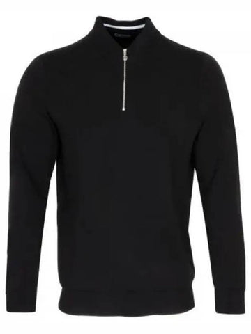 Plated Merino Wool Quarter Zip Sweater G4MF23S200 Onyx Men s - G/FORE - BALAAN 1