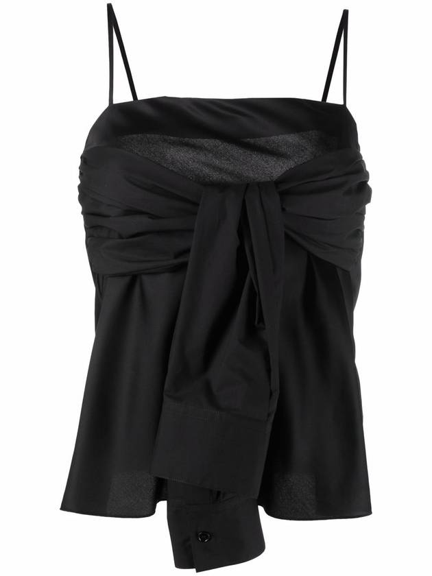 Sleeve Wrap Sleeveless Black - MAISON MARGIELA - BALAAN 1