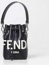 Roma Mon Tresor Leather Small Bucket Bag Black - FENDI - BALAAN 3