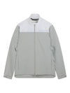 Bridge Back Logo Rain Jacket Grey - J.LINDEBERG - BALAAN 1