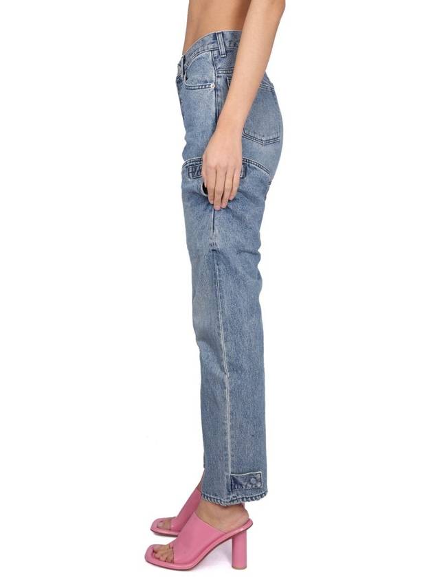 Denim Straight Pants BWYB008 S23DEN0014900 BLUE - AMBUSH - BALAAN 4