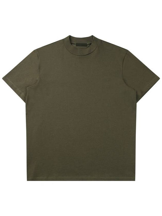 Men's ALT Crew Neck Short Sleeve TShirt Khaki SWDQECTS01KK - SOLEW - BALAAN 1