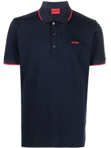 Boss chest logo print detail polo shirt 50467344 - HUGO BOSS - BALAAN 1