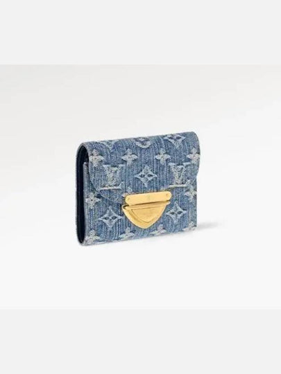 Victorine Monogram Denim Half Wallet Blue - LOUIS VUITTON - BALAAN 2