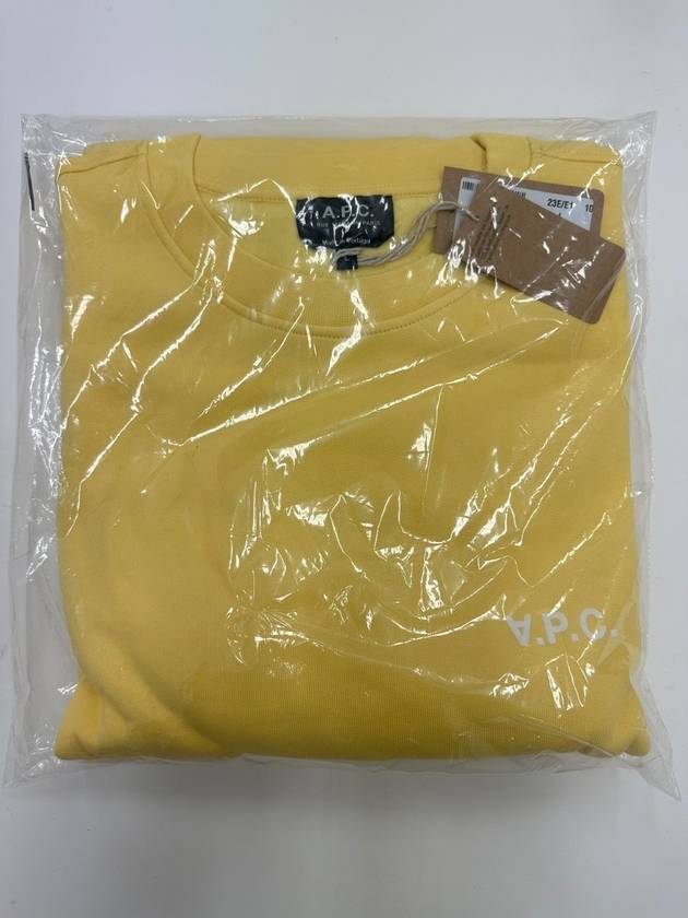 Clint Chest Logo Sweatshirt Yellow - A.P.C. - BALAAN 6