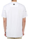 Skull Bones Logo Print Cotton Short Sleeve T-Shirt White - PHILIPP PLEIN - BALAAN 5