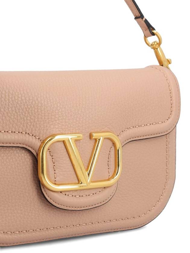 Alltime Soft Grain Calfskin Shoulder Bag Pink - VALENTINO - BALAAN 5