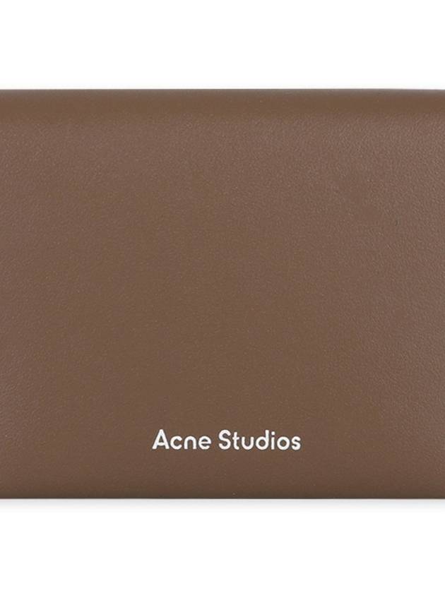 Logo Bifold Card Wallet Brown - ACNE STUDIOS - BALAAN 3