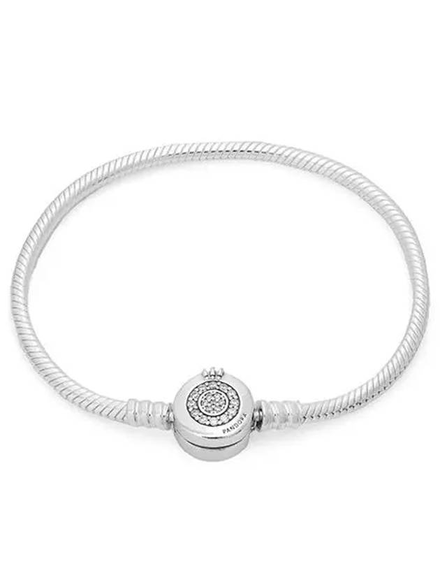 Moment Crown O Snake Chain Bracelet 599046C01 - PANDORA - BALAAN 3