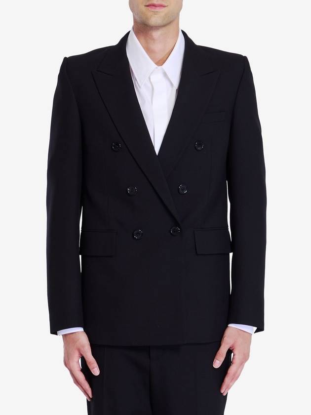 SAINT LAURENT VESTE GABARDINE FINE DE LAINE - SAINT LAURENT - BALAAN 1