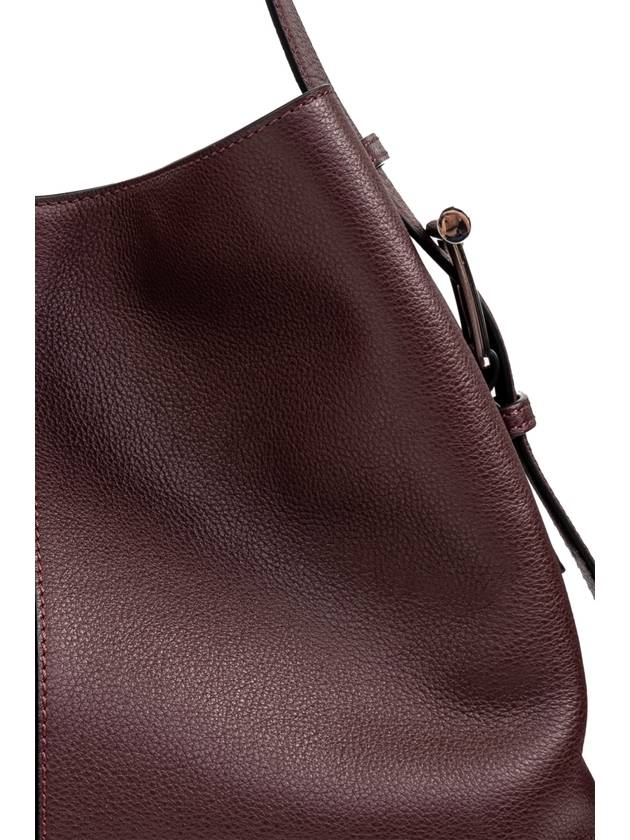 Alexander McQueen Bag T-Bar Sling, Women's, Burgundy - ALEXANDER MCQUEEN - BALAAN 6