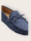 City Bow Detail Driving Shoes Navy - TOD'S - BALAAN 5