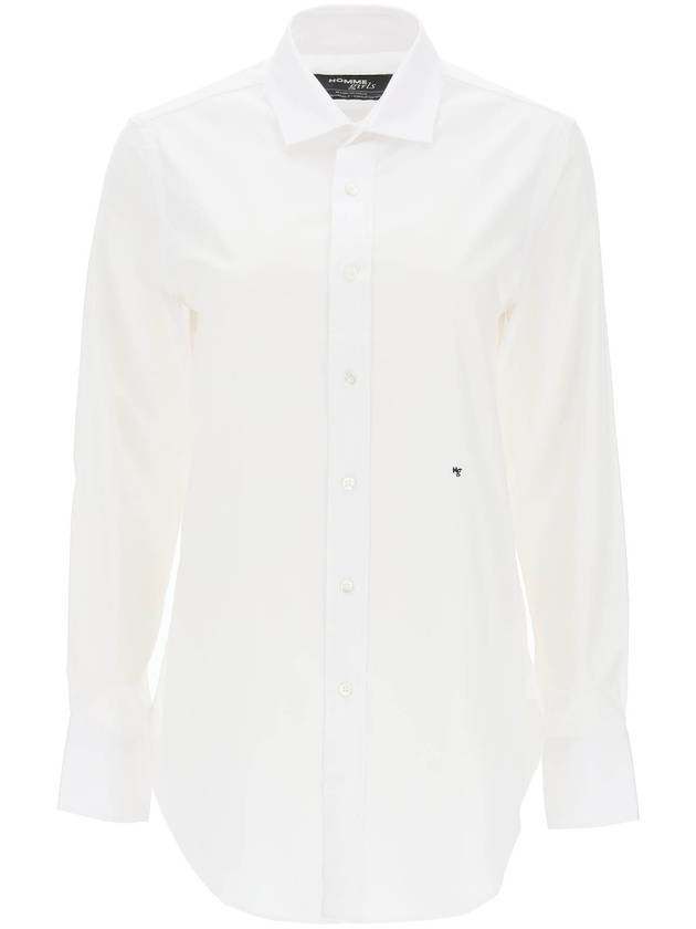 cotton twill shirt - HOMMEGIRLS - BALAAN 1