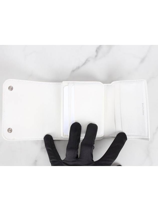 BB silver bi fold wallet white - BALENCIAGA - BALAAN 9