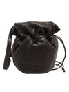 Nappa Globe Leather Bucket Bag Midnight Brown - LEMAIRE - BALAAN 1