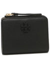 Mcgraw Half Wallet Black - TORY BURCH - BALAAN 2