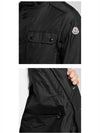 Lez Rain Jacket Black - MONCLER - BALAAN 6