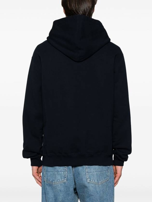 Logo Print Hoodie Navy - GUCCI - BALAAN 5