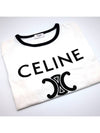 Paris T-Shirt in Cotton Jersey Black White - CELINE - BALAAN 2