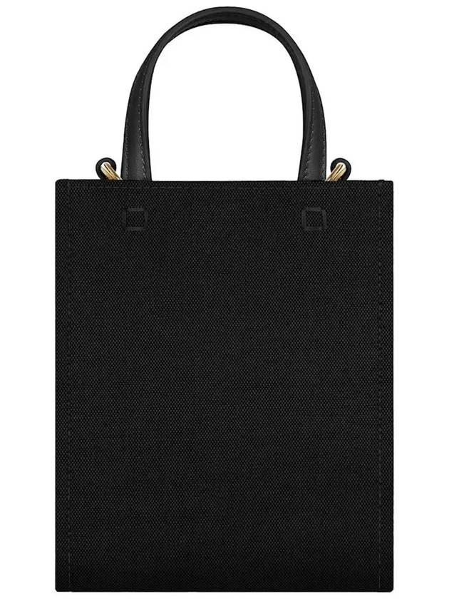 Logo Printed Vertical Mini Tote Bag Black - GIVENCHY - BALAAN 4