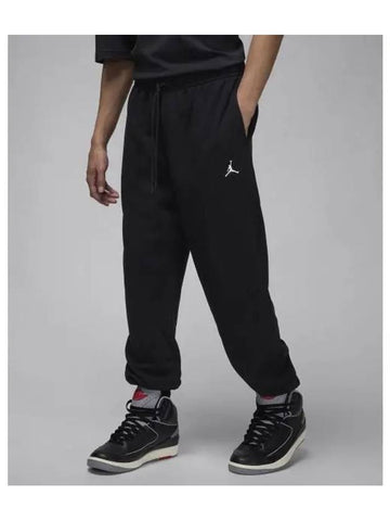 Jordan Brooklyn Fleece Track Pants Black - NIKE - BALAAN 1