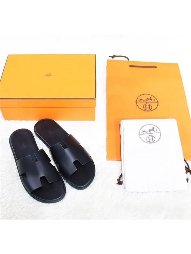 Izmir Sandal Calfskin & Noir - HERMES - BALAAN 7