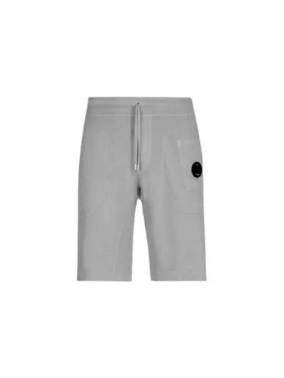 Men's Lens Wappen Bermuda Shorts Grey - CP COMPANY - BALAAN 2