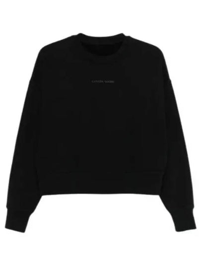 Muskoka Logo Sweatshirt Black - CANADA GOOSE - BALAAN 2