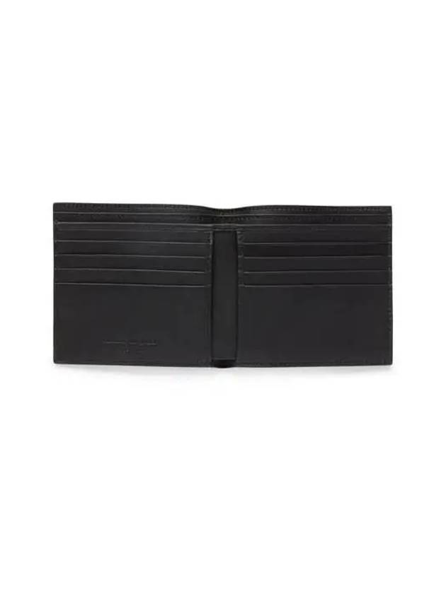 Graffiti Signature Logo Half Wallet Black - ALEXANDER MCQUEEN - BALAAN 6