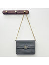 Gray CD logo gold chain small shoulder cross bag 4VDIB33477 - DIOR - BALAAN 9