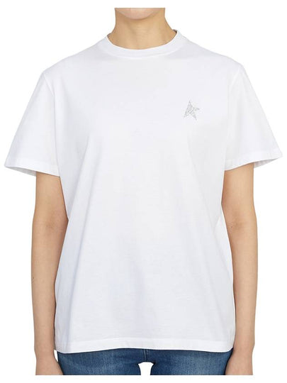 Star Printing Short Sleeve T-Shirt White - GOLDEN GOOSE - BALAAN 2