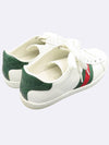 Gucci 387993 White Color Leather Green Red Three Stripes Detail Ace Snake Pattern Lace Up Women s Sneakers 35 - GUCCI - BALAAN 4