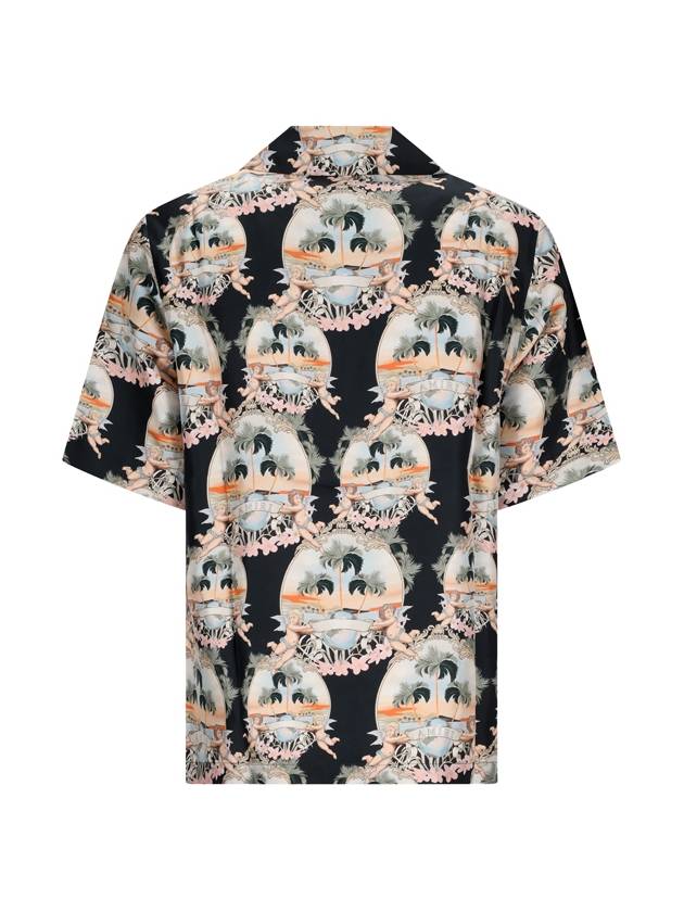 ALL OVER PALM BOWLING SHIRT - AMIRI - BALAAN 2