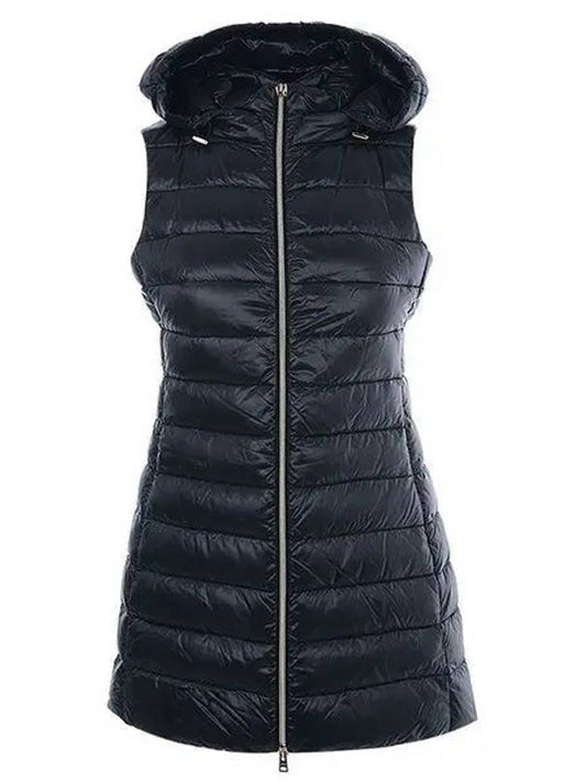 Serena Hooded Padding Vest Navy - HERNO - BALAAN 2