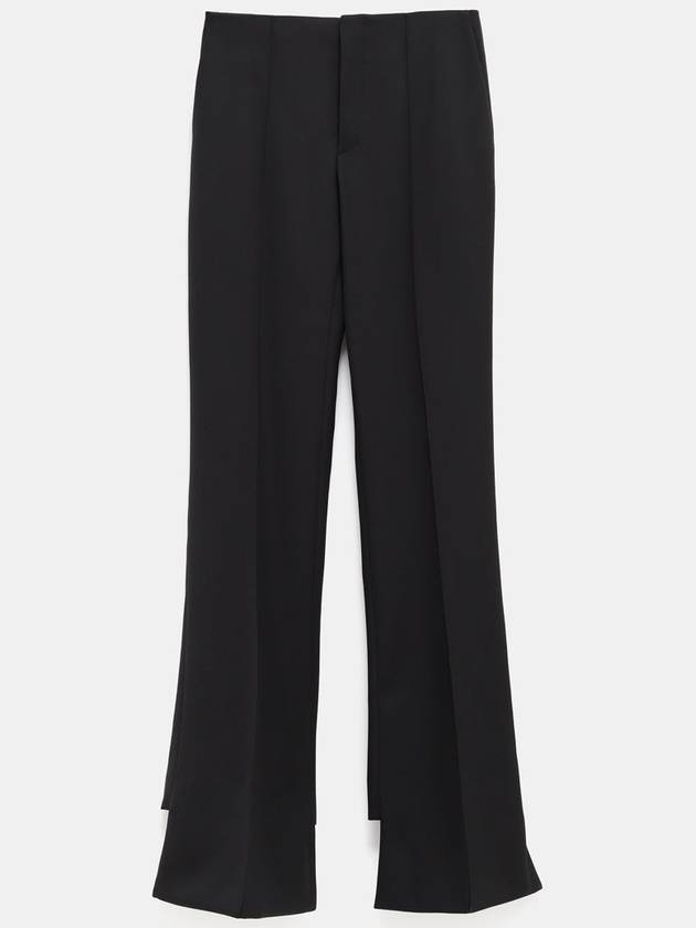 Women s Broken Heel Straight Pants Black - CHLOE - BALAAN 2